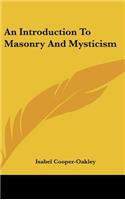 An Introduction to Masonry and Mysticism