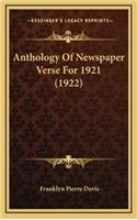 Anthology of Newspaper Verse for 1921 (1922)