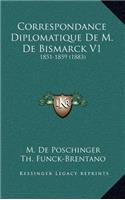 Correspondance Diplomatique De M. De Bismarck V1
