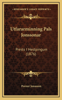 Utfararminning Pals Jonssonar