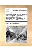 The history of the famous preacher Friar Gerund de Campazas