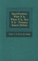 Sanctification: What It Is, When It Is, How It Is - Primary Source Edition