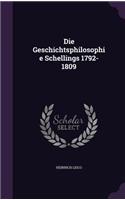 Die Geschichtsphilosophie Schellings 1792-1809