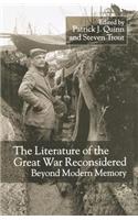 Literature of the Great War Reconsidered