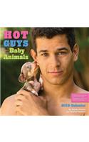 Hot Guys and Baby Animals 2019 Wall Calendar