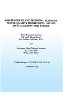 Assateague Island National Seashore Water Quality Monitoring 1987-1990 Data Summary and Report