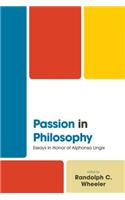 Passion in Philosophy