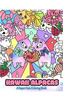 Kawaii Alpacas: A Super Cute Coloring Book