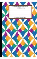 Unruled Composition Notebook 6" x 9". 120 Pages. Arnament Vector Illustration: Unruled Composition Notebook 6" x 9". 120 Pages. Beautiful Abstract Arnament Pattern Vector Illustration.