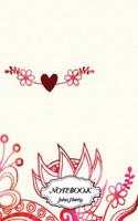Notebook Journal Dot-grid,graph,lined,blank No Lined - Red Lotus: Small Pocket Notebook / Journal / Diary