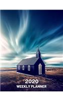 2020 Weekly Planner: Church 52 Week Journal 8.5 x 11 inches for Women, Academic Organizer Monthly Calendar Scheduler Appointment Agenda Notebook Planners