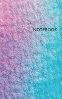 Notebook: Pink and Turquoise Tie Dye Blank Lined Wide Ruled Notebook 6x9 Inches 100 Pages