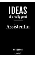 Notizbuch für Assistenten / Assistent / Assistentin