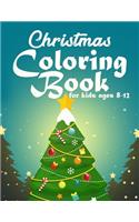 Christmas Coloring Book for Kids Ages 8-12