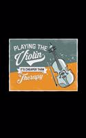 Playing the violin