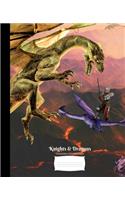 Knights & Dragons Composition & Drawing Book