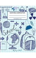 graphing composition 1/2 inch squares 8.5 x 11