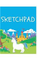 Sketchpad: Princess Sketchpad for Sketching, Doodling and Drawing (Large 8.5*11)