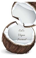 CoCo Vegan Journal: Customized Vegan journal, each page uniquely designed to your vegan needs with 100 pages and 6 x 9 and a glossy cover