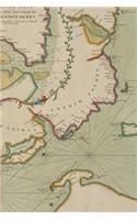 Poetose Notebook featuring 18th century chart of the Sea Coast of Ireland from Dublin to London-Derry (50 pages/25 sheets): A Poetose Notebook / Journal / Diary (50 pages/25 sheets)