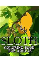 Sloth Coloring Book For Adults
