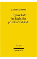 Organschaft Im Recht Der Privaten Verbande