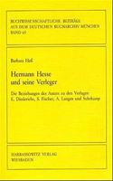 Hermann Hesse Und Seine Verleger