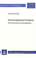 Der Energiebedarf Thailands