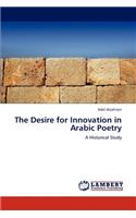 Desire for Innovation in Arabic Poetry