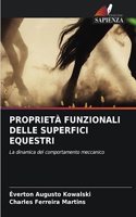 Proprietà Funzionali Delle Superfici Equestri