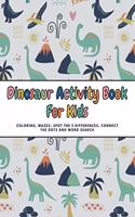 Dinosaur Activity Book For Kids