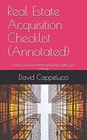 Real Estate Acquisition Checklist (Annotated)