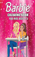 Barbie Coloring Book for Kids Ages 4-8
