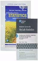 Introductory Statistics, Loose-Leaf Edition Plus Mylab Statistics -- Access Card Package