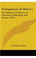 Prolegomena To History