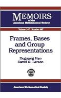 Frames, Bases and Group Representations