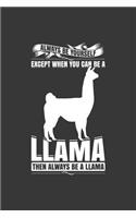 Always Be Yourself Except When You Can Be A Llama Then Always Be A Llama