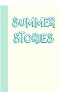 Summer Stories: Large Draw and Write Primary Composition Book for Handwriting Practice, Drawing, and Writing Stories