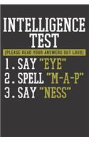 Intelligence Test Teacher Notebook Journal