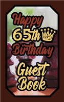 Happy 65th Birthday Guest Book