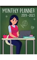 Monthly Planner 2019-2023