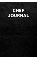 Chef Journal: Chef Journal with 110 Blank Lined Pages / Planner / Career / Co-Worker / Blank Line Job Gift (6 x 9 inches in size)