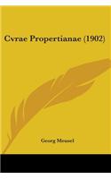 Cvrae Propertianae (1902)