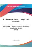 Il Senso Dei Colori E La Legge Dell' Ereditarieta