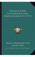 Versuch Einer Osterreichischen Staatsgeschichte (1771)