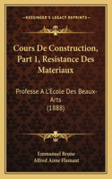 Cours De Construction, Part 1, Resistance Des Materiaux