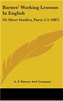 Barnes' Working Lessons in English