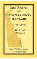 Land Records of Sussex County, Delaware, 1782-1789