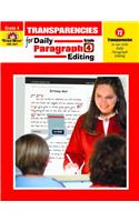 Daily Paragraph Editing Transparencies, Grade 4