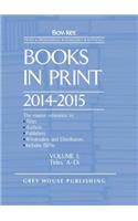 Books in Print, 2014-15